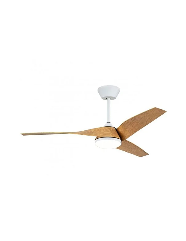 Gran Flujo de Aire Ventilador de Techo Blanco Madera