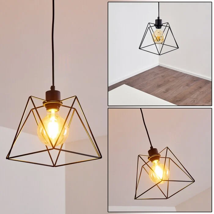 Havel Lámpara Colgante Negro, 1 luz