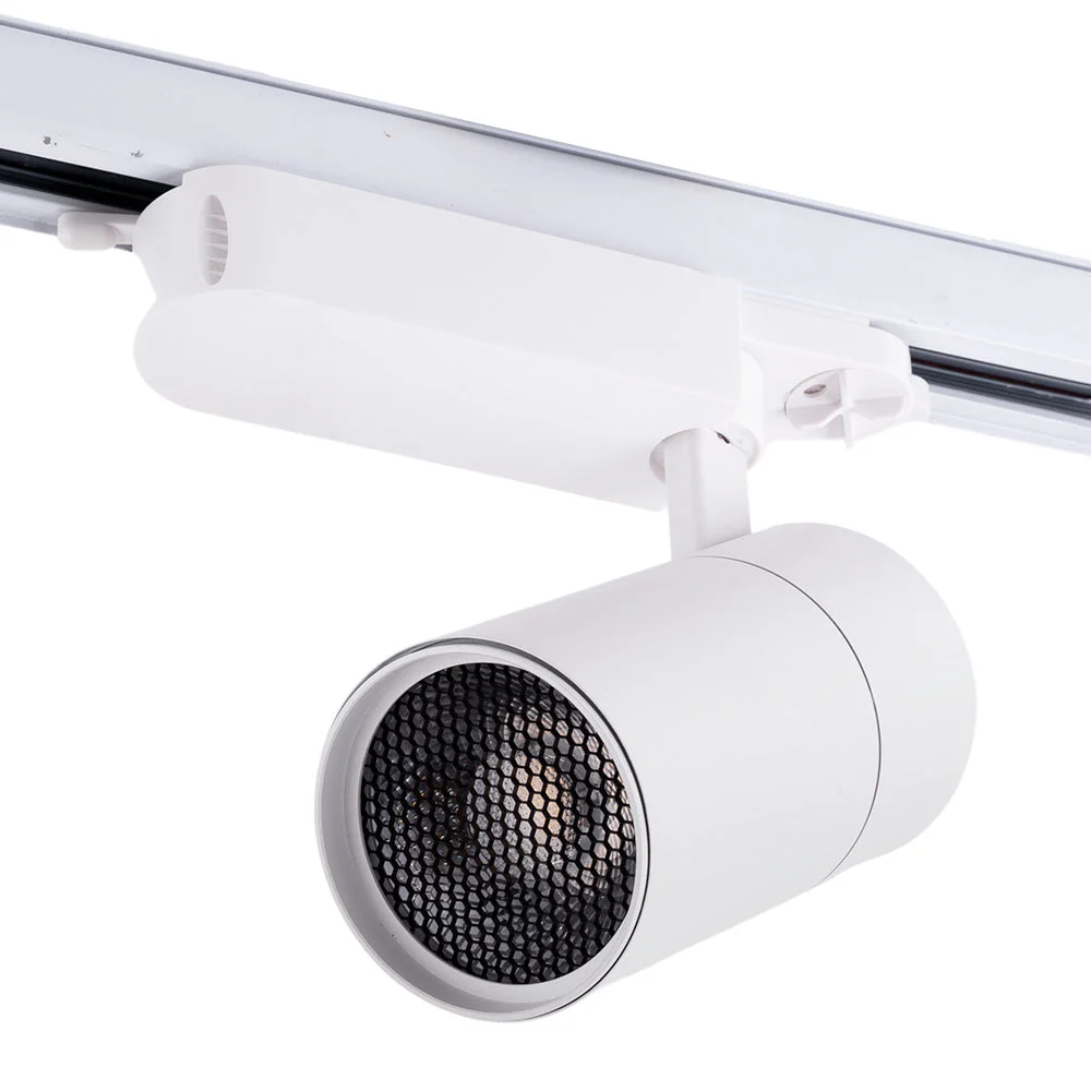 Foco Carril Trífasico 30W 2700Lm CRI90 4200ºK 40.000H Antireflejo