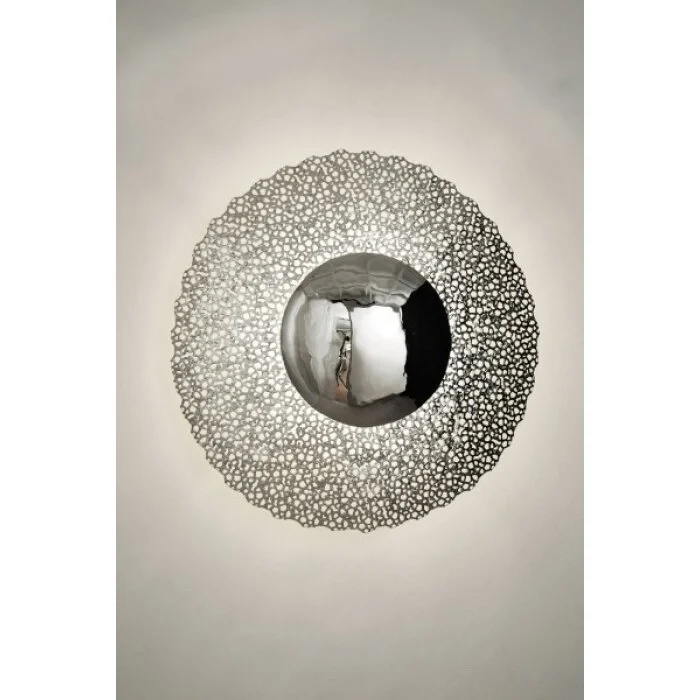 Holländer UTOPISTICO CIRCA Aplique Plata, 2 luces