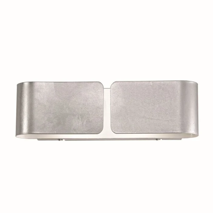 Ideal Lux CLIP Aplique Plata, 2 luces