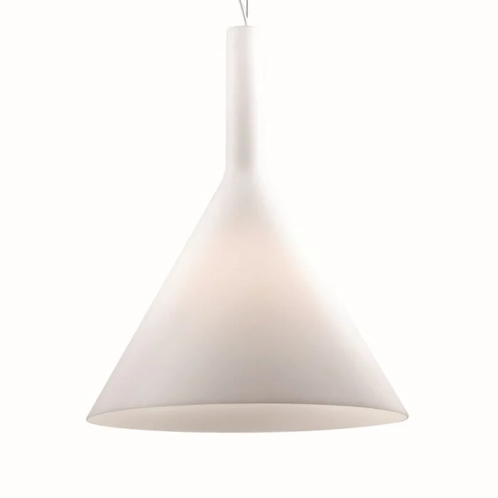 Ideal Lux COCKTAIL Lámpara Colgante Blanca, 1 luz