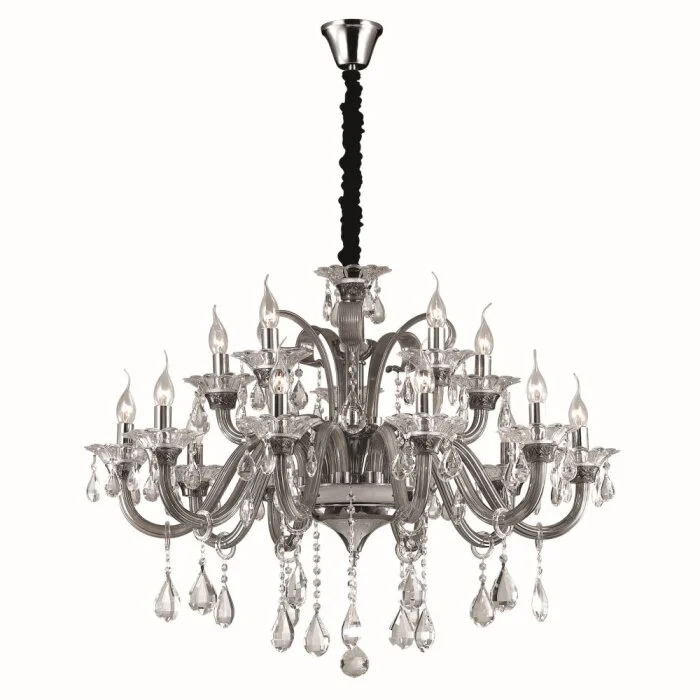 Ideal Lux COLOSSAL Lámpara Colgante Cromo, 15 luces