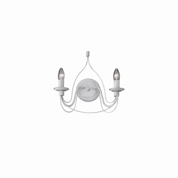 Ideal Lux CORTE Aplique Blanca, 2 luces