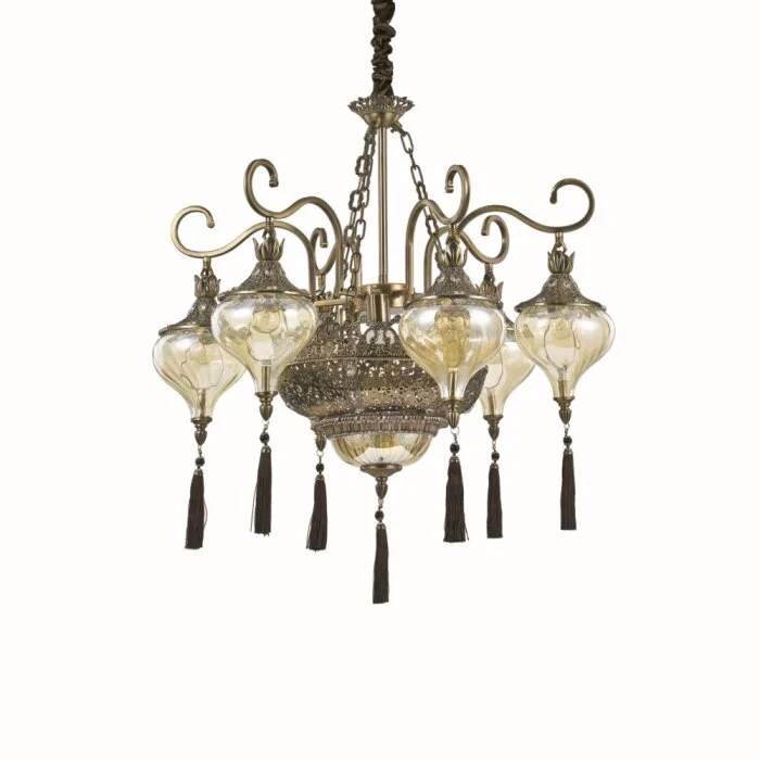 Ideal Lux HAREM Lámpara Colgante Pulido, 9 luces