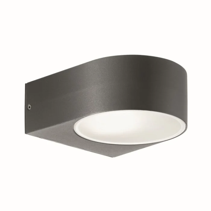 Ideal Lux IKO Aplique para exterior Antracita, 1 luz