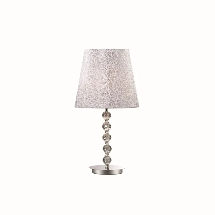 Ideal Lux LE ROY Lámpara de Mesa Cromo, 1 luz
