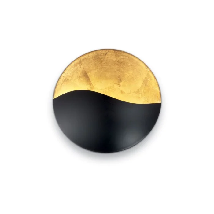 Ideal Lux SUNRISE Aplique dorado, Negro, 3 luces