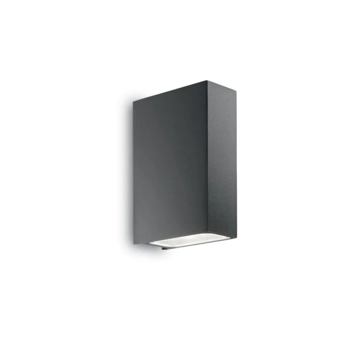 Ideal Lux TETRIS Aplique para exterior Antracita, 2 luces