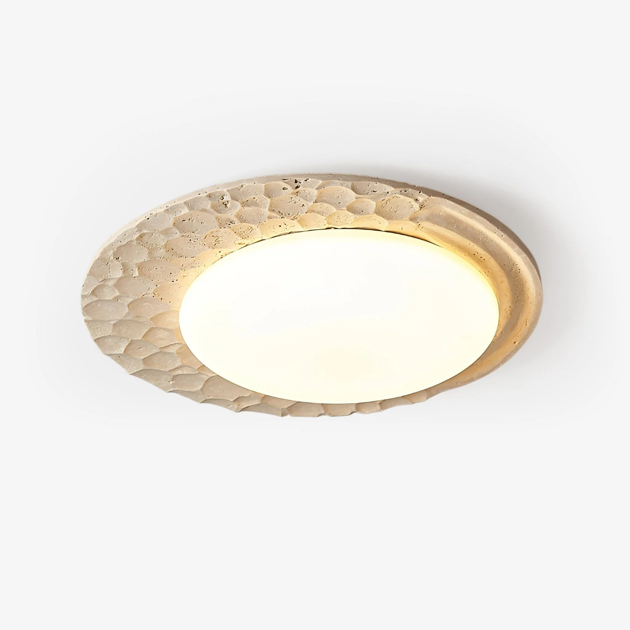 Ivsoris Luz de Techo Minimalista de Travertino