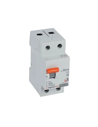 Interruptor diferencial vivienda Legrand RX³ 402057, bipolar (2P), 40 A, 30 mA, tipo AC, 230 V