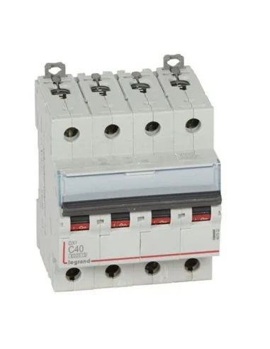 Interruptor magnetotérmico automático Legrand DX³ 407932E, tetrapolar (4P), 40 A, curva C, 6 kA, 400 V AC