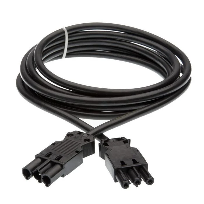 Lupa-con Conector Cable 3x 1,5  2m Negro EPCOM/3