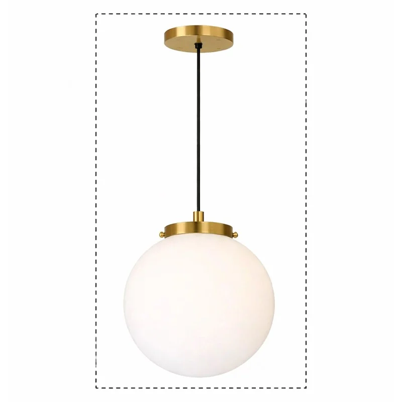 KIT CORE- Lámpara colgante con globo de cristal con cuello