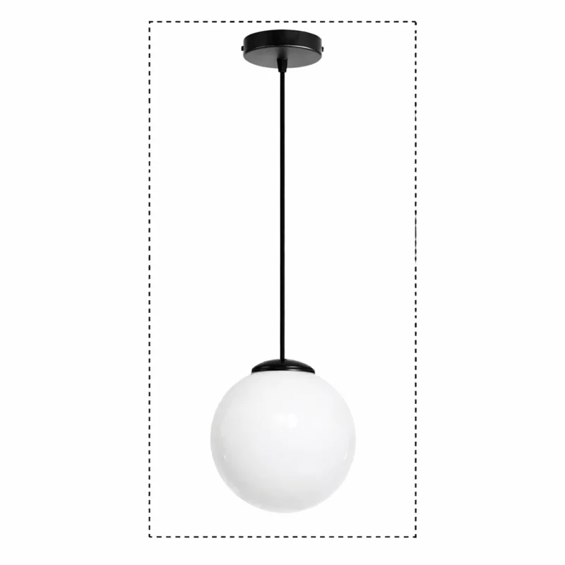 KIT FORMA- Lámpara colgante con globo de cristal sin cuello