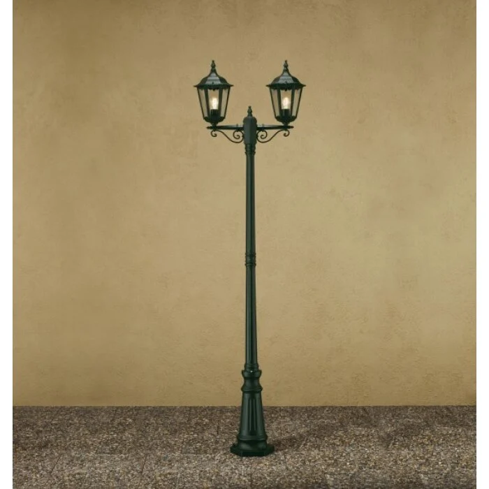 Konstsmide Firenze Lámpara de pie Verde, 2 luces