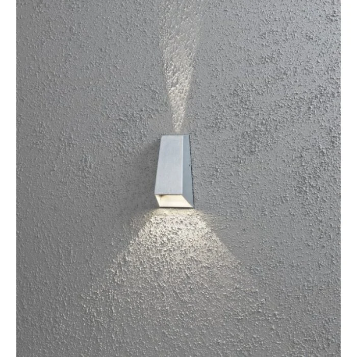 Konstsmide Imola Aplique LED Gris, 2 luces