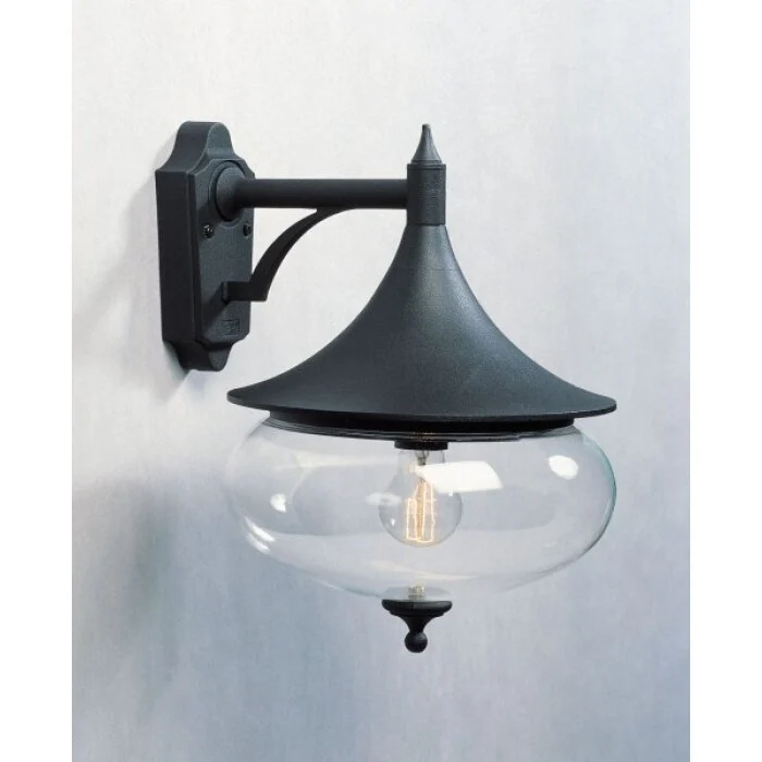 Konstsmide Libra Aplique Negro, 1 luz