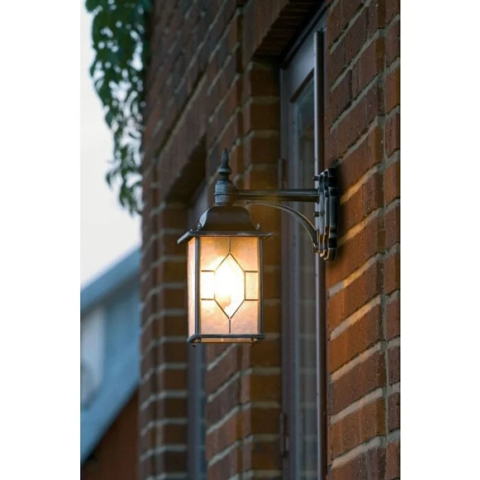 Konstsmide Milano Aplique Negro, 1 luz