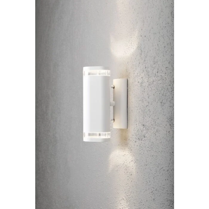 Konstsmide MODENA Aplique Blanca, 2 luces
