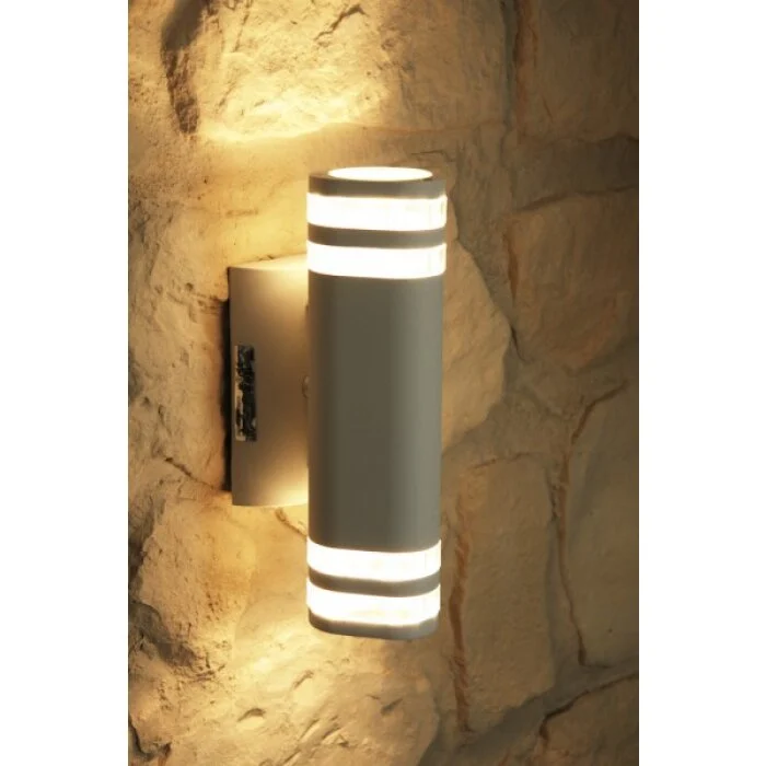 Konstsmide MODENA Aplique para exterior Blanca, 2 luces
