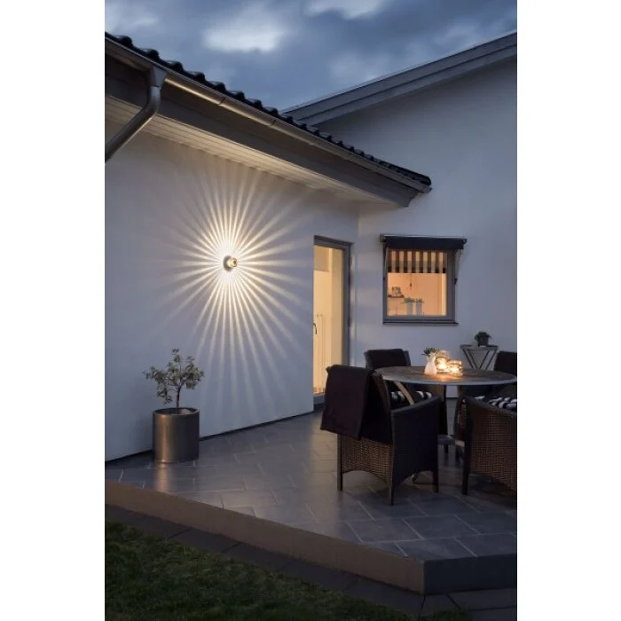 Konstsmide MONZA Aplique LED Bronce, 1 luz