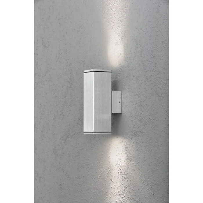 Konstsmide MONZA Aplique Aluminio, 2 luces