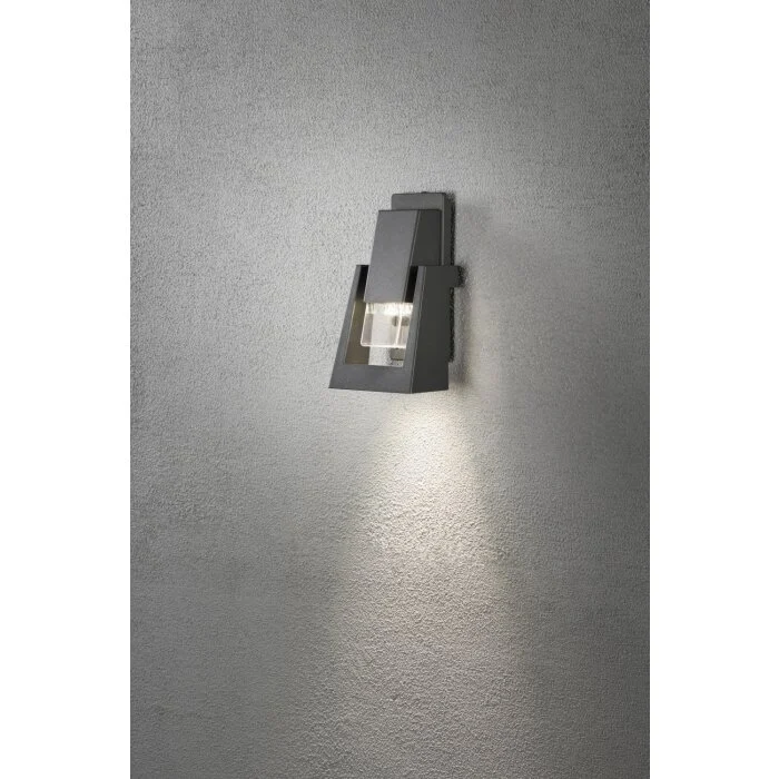 Konstsmide Potenza Aplique Antracita, 1 luz