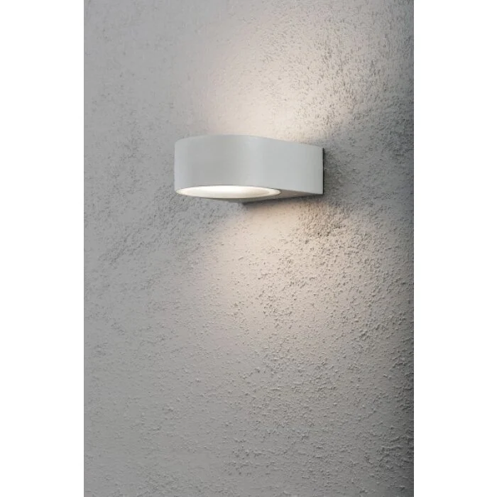 Konstsmide Teramo Aplique Gris, 1 luz