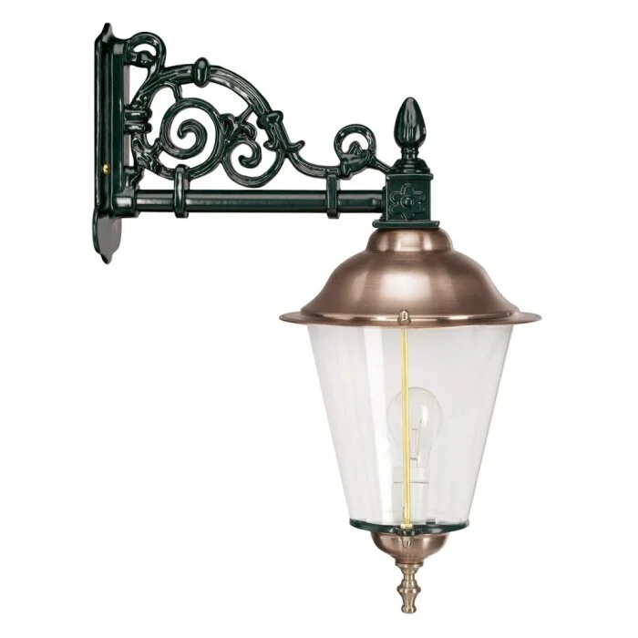 KS Verlichting Durgerdam Aplique Verde, Cobre, 1 luz