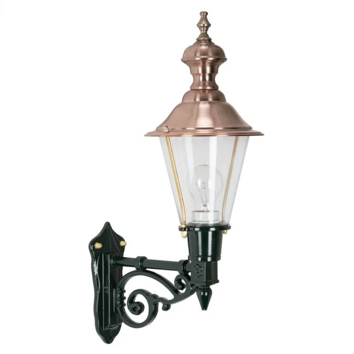 KS Verlichting Edam Aplique Verde, Cobre, 1 luz