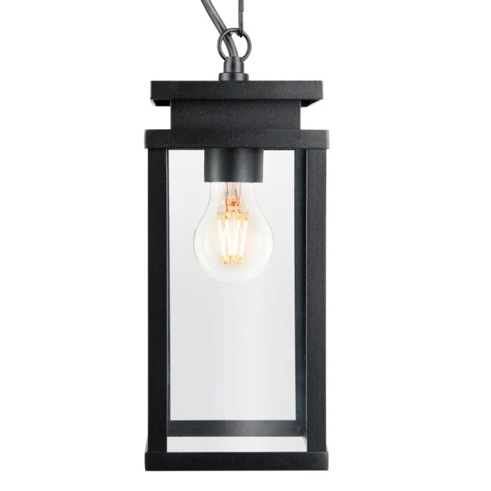 KS Verlichting Jersey Lámpara Colgante Negro, 1 luz
