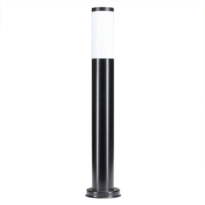 KS Verlichting Stilo Poste de Jardín Negro, 1 luz