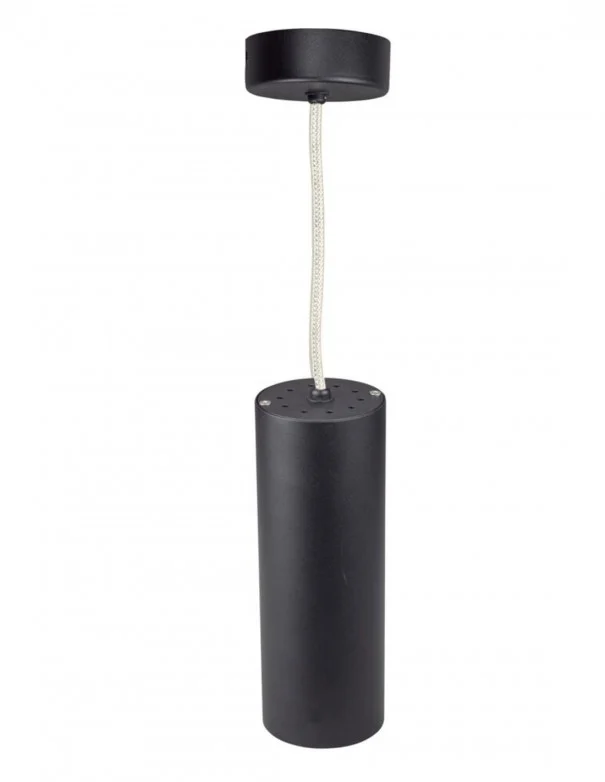 Lámpara Cilíndricas para Islas de Aluminio Negras