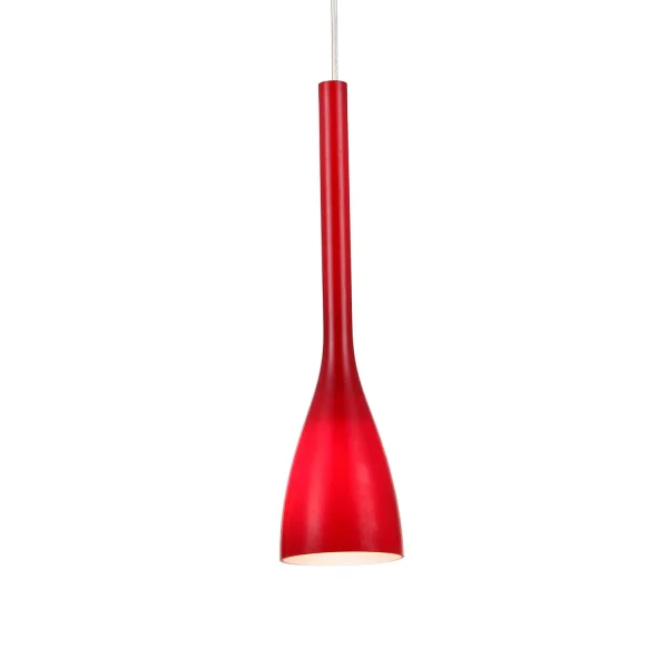 LÁMPARA COLGANTE 1 LUZ CHELSEA ROJO