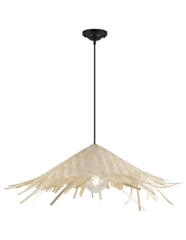 Lámpara colgante Pipper - AJP - Lámpara en forma de sombrero de bambú