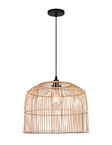 Lámpara colgante de ratán Bento - AJP - Lámpara de techo estilo boho chic