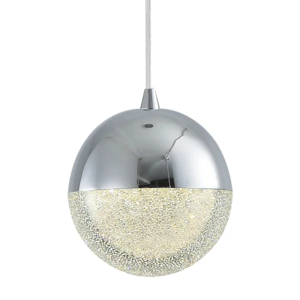 LÁMPARA COLGANTE LED KENDALL 7W 4000K CROMO 10CM
