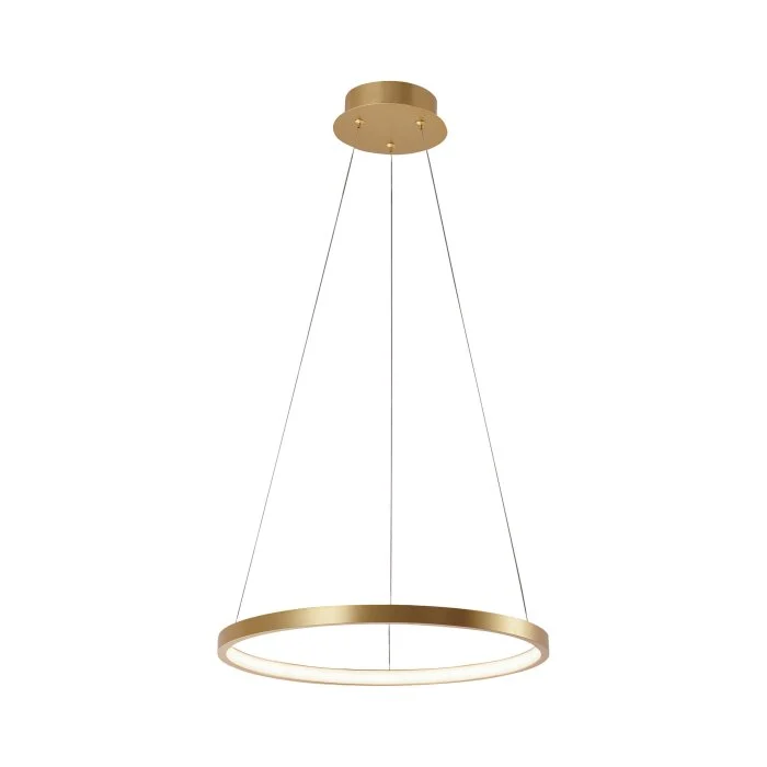 Lámpara Colgante Leuchten Direkt CIRCLE LED dorado, 1 luz