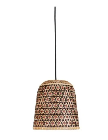 Lámpara colgante Pikul Single L - PET Lamp - Pantalla grande de fibras recicladas, diseño artesanal