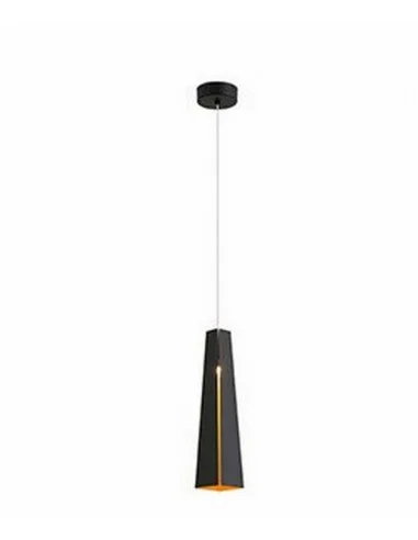 Lámpara colgante Pluma - Faro -  Lámpara negra o blanca de diseño elegante y sofisticado. Iluminación ambiental LED