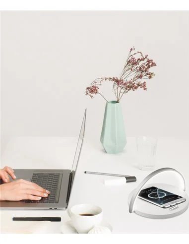 Lámpara de mesa Luxo - AJP - Lámpara blanca con cargador inalámbrico