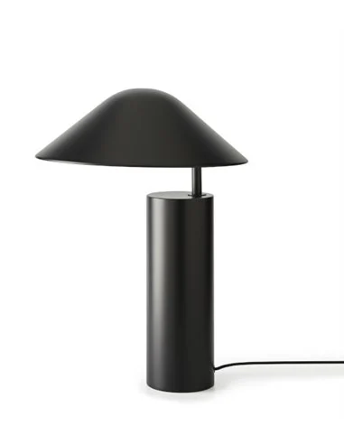Lámpara de mesa Damo - Aromas. Lámpara decorativa de mesa en acero color negro