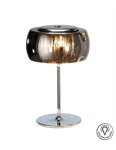 Lámpara de mesa Argos – Schuller – Tulipa de cristal
