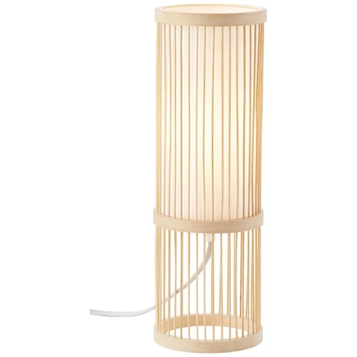 Lámpara de Mesa Brilliant Nori Blanca, 1 luz