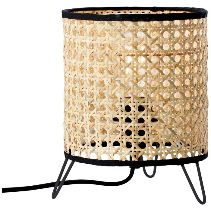 Lámpara de Mesa Brilliant Wiley Negro, 1 luz