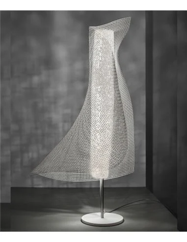 Lampara de mesa Clara - a-emotional light - Lámpara de diseño inspiracional, acabado blanco