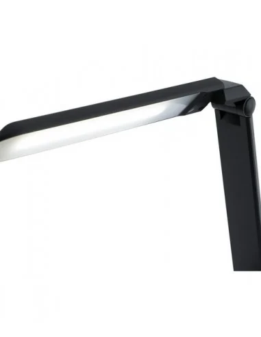 Lámpara de mesa de ABS LED regulable en intensidad con enchufe para USB en negro 4000K – Anouk – Faro