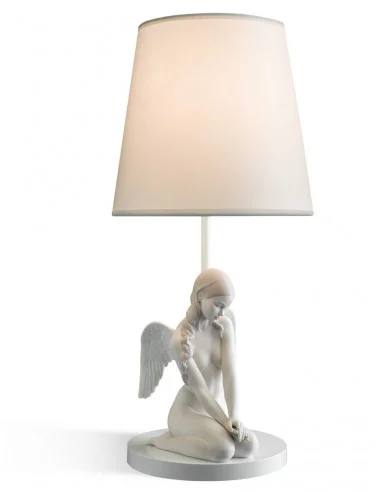 Lámpara de mesa Ángel hermoso - Lladró - Lámpara de diseño de porcelana