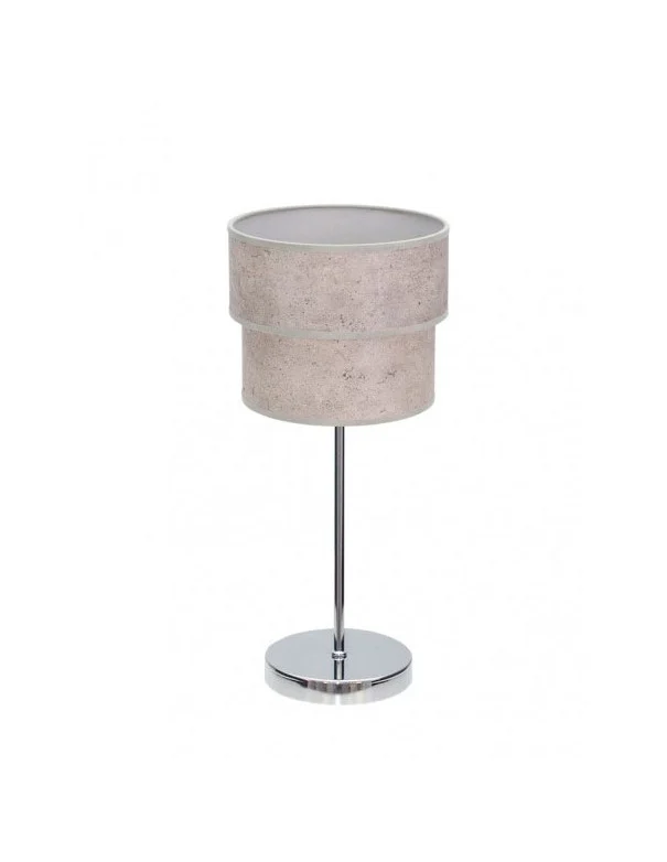 Lámpara de Mesa Imitación Cemento Gris